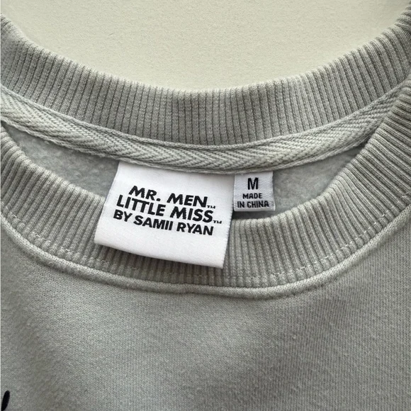 PacSun x Samii and Ryan Grey Crewneck Sweatshirt Size Medium - Picture 3 of 3